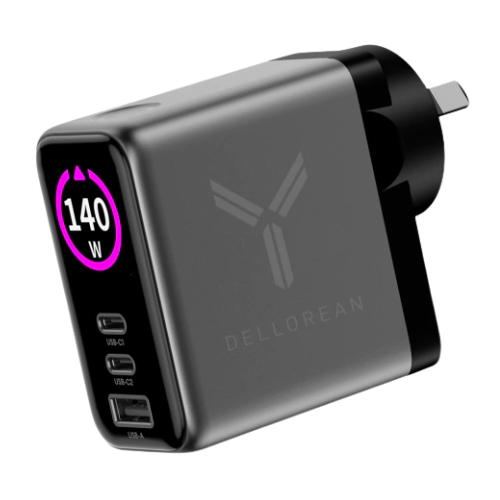 Cargador GaN con Display 140W